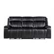 U8880 Leather Power Recliner Sofa in Black