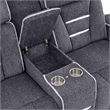U1895 P2 Reclining Loveseat w Immersive SPKR & LED in Gray