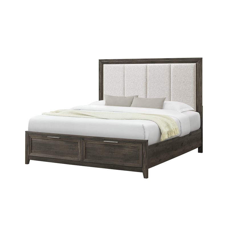 Global Furniure Mariah Full Bed in Dark Brown