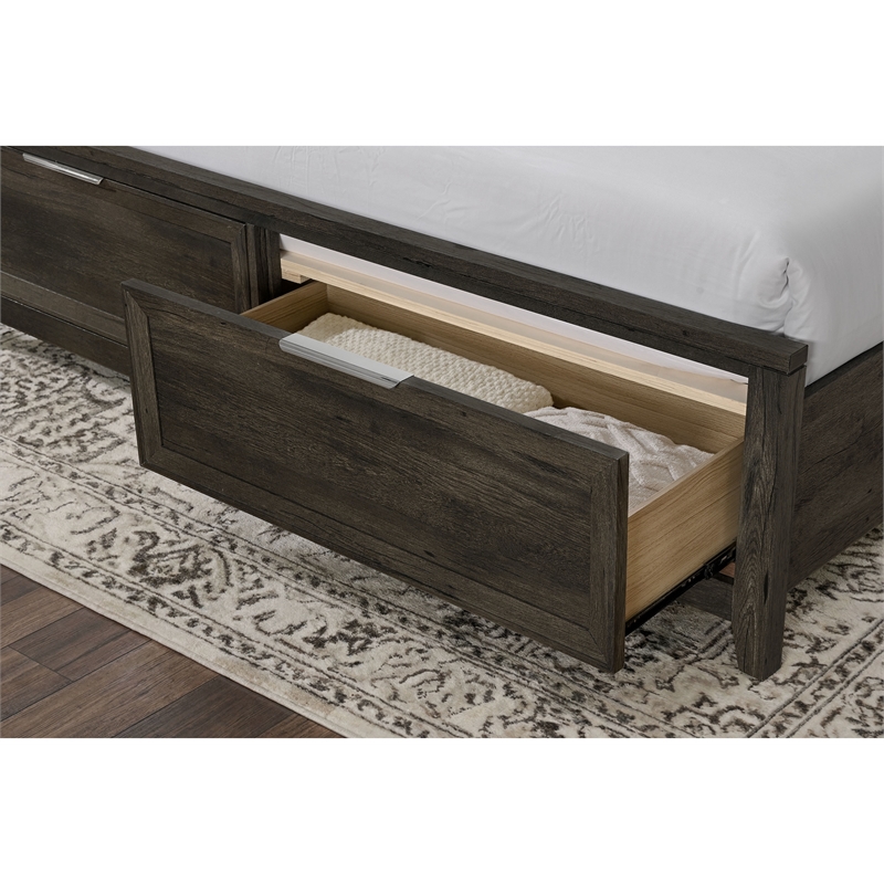 Global Furniure Mariah Full Bed in Dark Brown
