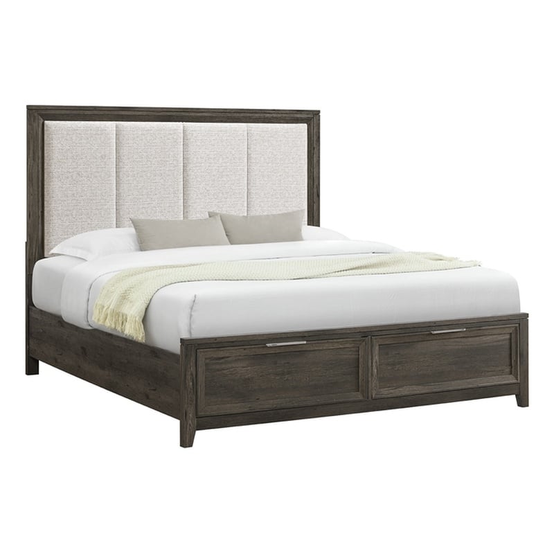 Global Furniure Mariah Full Bed in Dark Brown