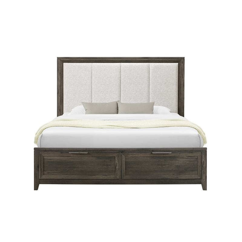 Global Furniure Mariah Full Bed in Dark Brown