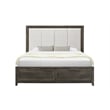 Global Furniure Mariah Full Bed in Dark Brown