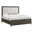 Global Furniure Mariah Queen Bed in Dark Brown