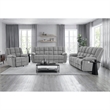 Global Furniture U6000 Glider Reclining in Smoke
