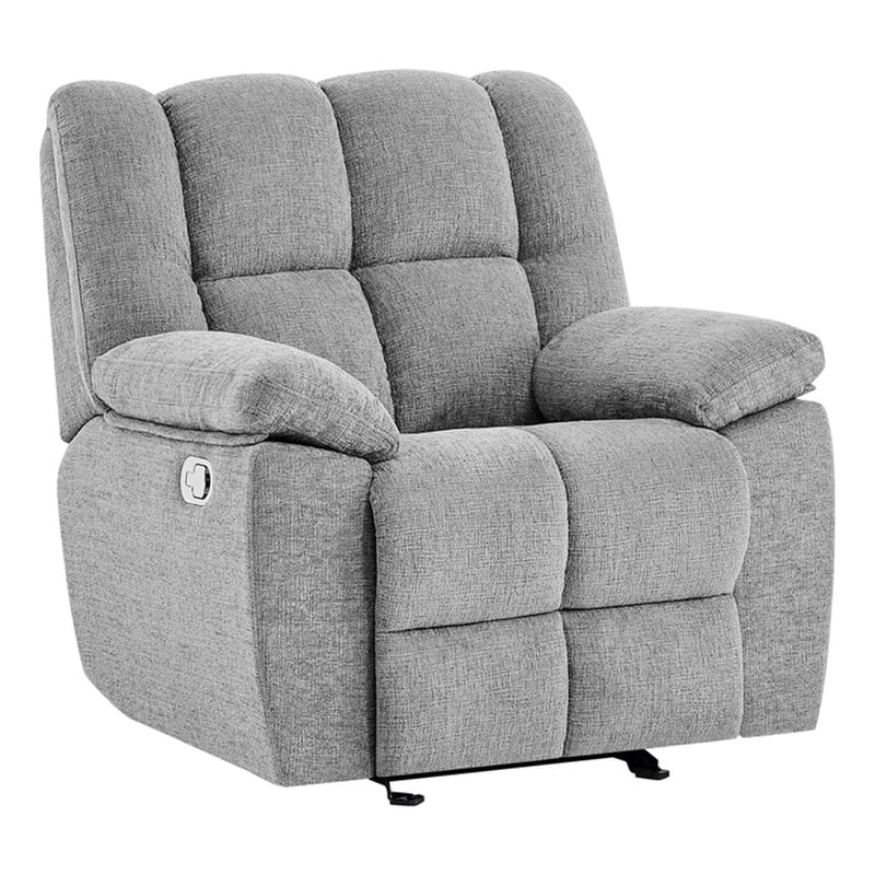 Global Furniture U6000 Glider Reclining in Smoke