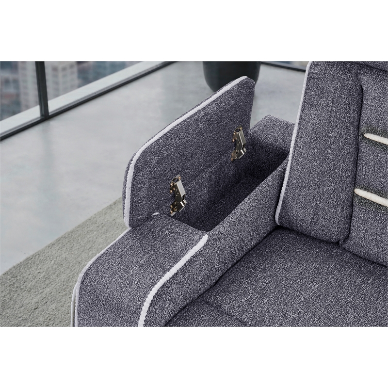 U1895 P2 Reclining with Immersive Sound and LED in Gray