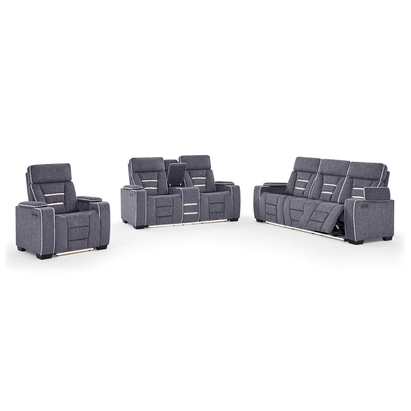 U1895 P2 Reclining with Immersive Sound and LED in Gray