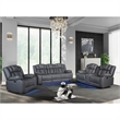 Global Furniure U7069 10 Power Recliner Loveseat w/Immersive Sound in Gray