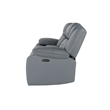 Global Furniure U7069 10 Power Recliner Loveseat w/Immersive Sound in Gray
