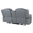Global Furniure U7069 10 Power Recliner Loveseat w/Immersive Sound in Gray