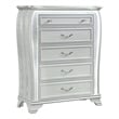 Global Furniture Aria Chest with LED in Silver