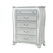 Global Furniture Aria Chest with LED in Silver