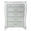 Global Furniture Aria Chest with LED in Silver