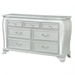 Global Furniture Aria Dresser with LED in Silver