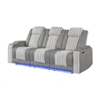 Global Furniure U8000 Power Recliner Sofa with PHR-DDT-and Light in Gray