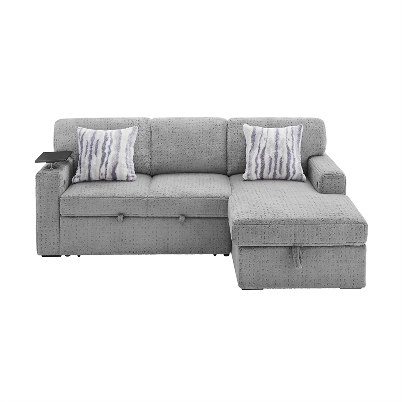 Global Furniure U0214 Sofa Bed in Gray