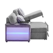 Global Furniure U0214 Sofa Bed in Gray