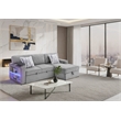 Global Furniure U0214 Sofa Bed in Gray