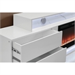 Global Furniure Kira Entertainment Unit with BT Speaker and LED in White