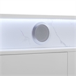 Global Furniure Kira Entertainment Unit with BT Speaker and LED in White