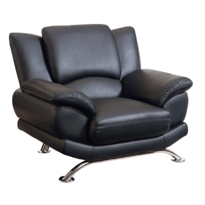 Global Furniture USA 9908 Chair in Black U9908BLCH W/LEGS (M)