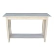 International Concepts Mission Unfinished Sofa Table