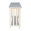 International Concepts Mission Unfinished Sofa Table
