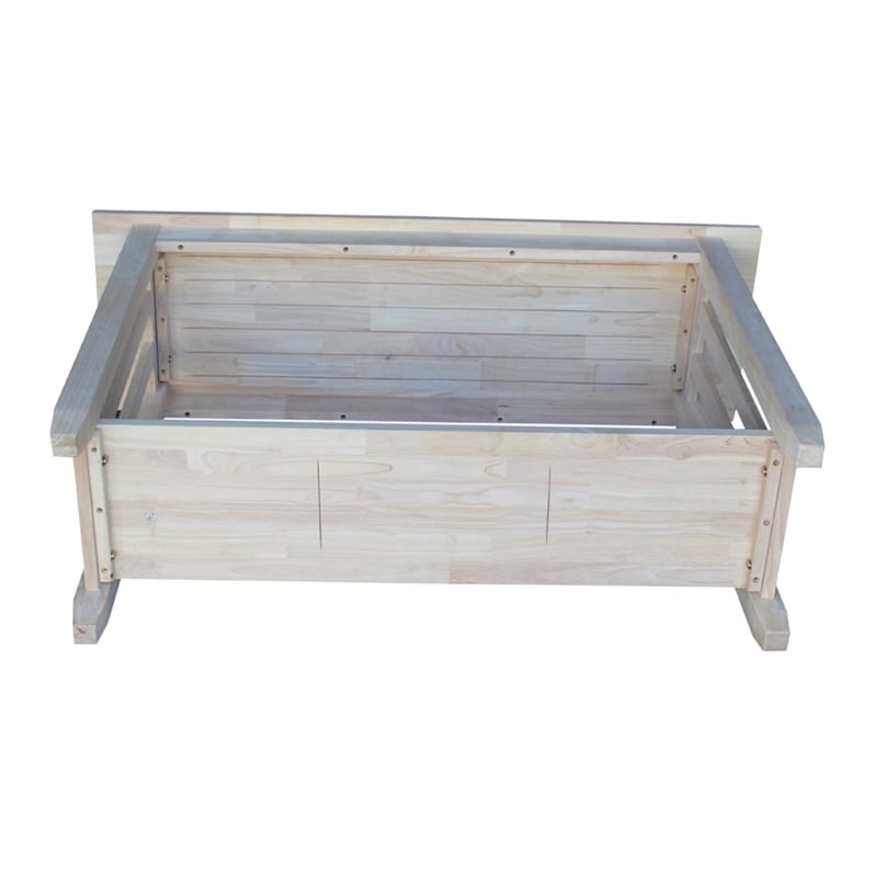 International Concepts Mission Unfinished Sofa Table