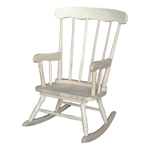 international concepts kid's wooden rocking chair