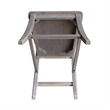 International Concepts Ladderback 24