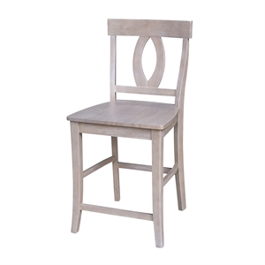 International Concepts Cosmo 24&quot Counter Stool in Washed Gray Taupe
