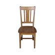 International Concepts San Remo Solid Wood Dining Chair in Pecan (Set of 2)
