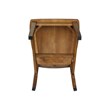 International Concepts San Remo Solid Wood Dining Chair in Pecan (Set of 2)