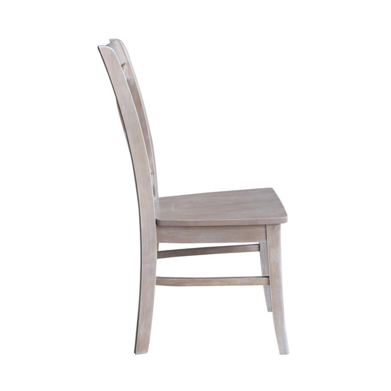 International Concepts Cosmo Dining Chair in Gray Taupe (Set of 2)