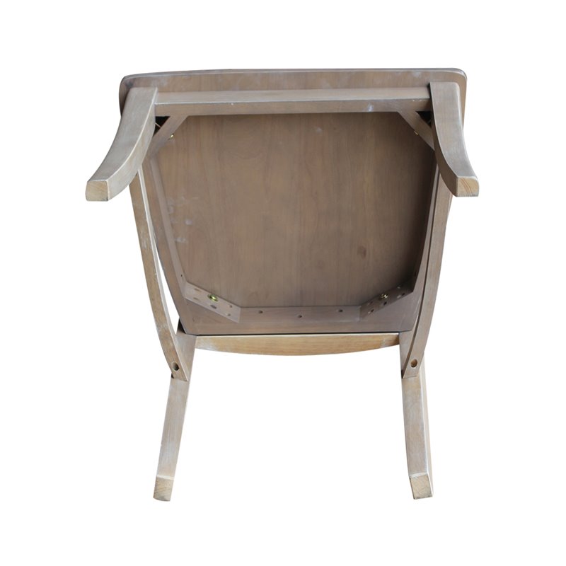 International Concepts Cosmo Dining Chair in Gray Taupe (Set of 2)