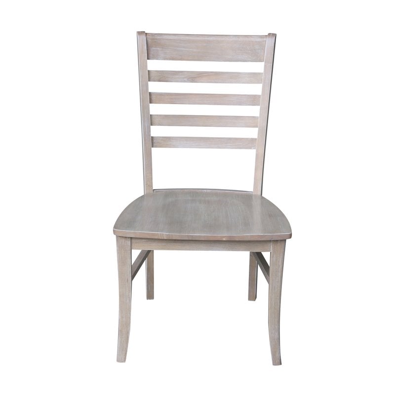 International Concepts Cosmo Dining Chair in Gray Taupe (Set of 2)