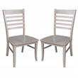 International Concepts Cosmo Dining Chair in Gray Taupe (Set of 2)