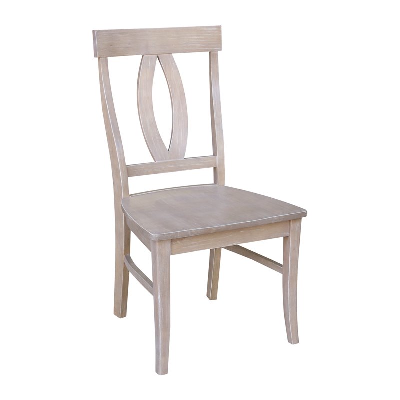 International Concepts Cosmo Dining Chair in Gray Taupe (Set of 2)