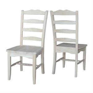 international concepts magnolia dining chair (set of 2)
