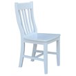International Concepts Solid Wood Dining Chair in White (Set of 2)