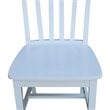 International Concepts Solid Wood Dining Chair in White (Set of 2)
