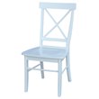 International Concepts X-Back Dining Chair in White (Set of 2)