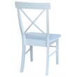 International Concepts X-Back Dining Chair in White (Set of 2)