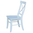 International Concepts X-Back Dining Chair in White (Set of 2)