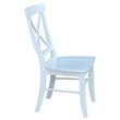International Concepts X-Back Dining Chair in White (Set of 2)