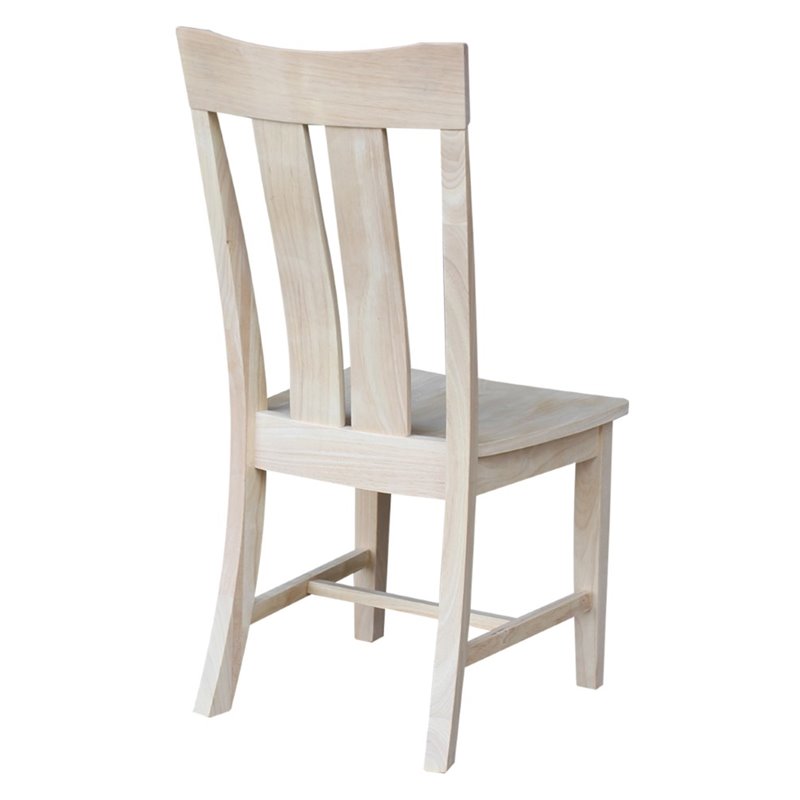 International Concepts Ava Unfinished Dining Chair Set Of 2 C 13p International Concepts Ava Unfinished Dining Chair Set Of 2