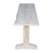 International Concepts Live Edge Unfinished Trestle Bench