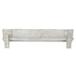 International Concepts Live Edge Unfinished Trestle Bench