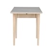 International Concepts Solid Wood Drop Leaf Casual Dining Table - Unfinished
